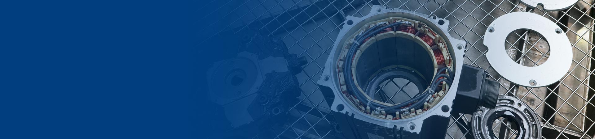 Blaue Weltkarte zur industriellen Automatisierung